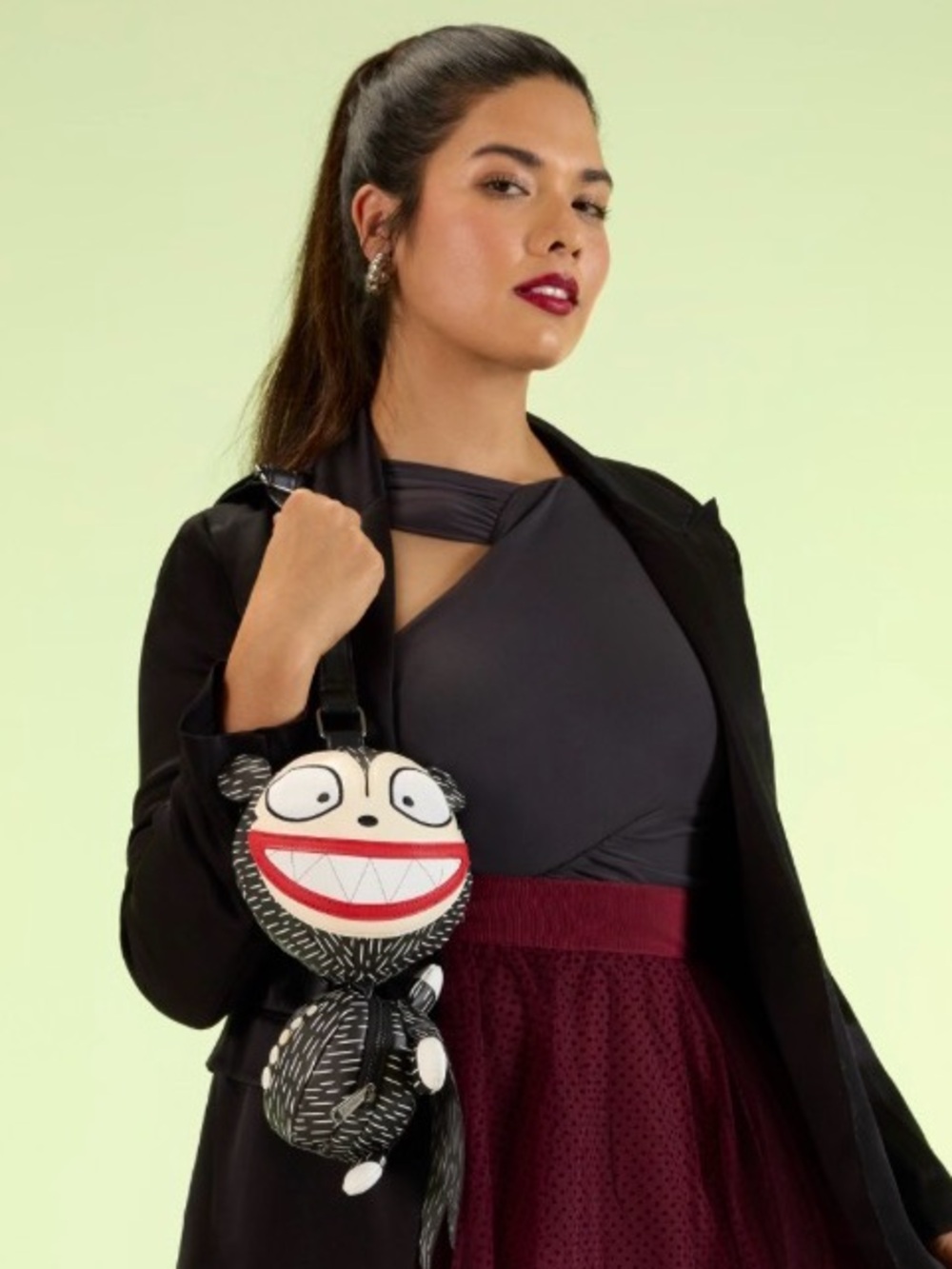 NWT Disney Loungefly Limited Edition Nightmare Before Christmas Teddy Crossbody - Picture 3 of 13